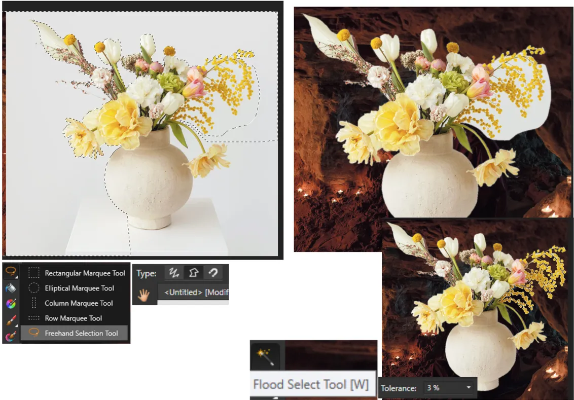 image showing buttons in affinity publisher